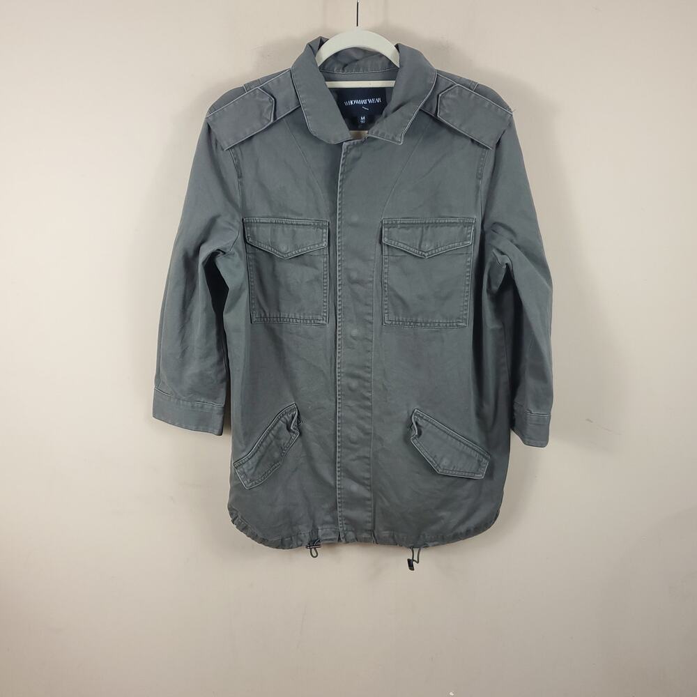Who What Wear Green Military Jacket Size M